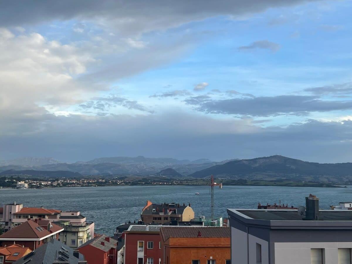 Acogedor apartamento con vistas a la Bahia Santander Exterior foto